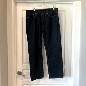 Men’s Levi jeans 514 W38 L30 dark wash never worn